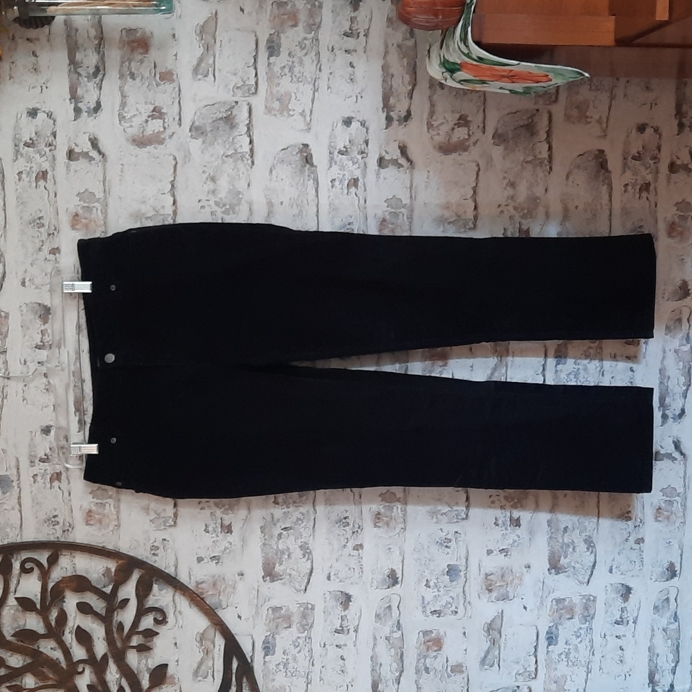 J. Jill Black Stretch Corduroy Slim Leg Size 12P